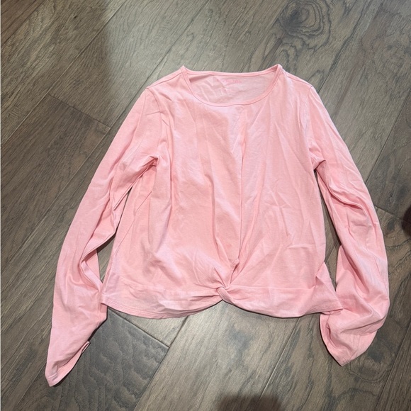 Crewcuts Light Pink Twist Front Blouse - Picture 1 of 2